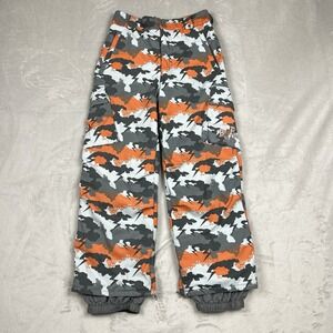 Burton Camo Skull Print‎ Snow Pants Waterproof Insulated Boy's Large